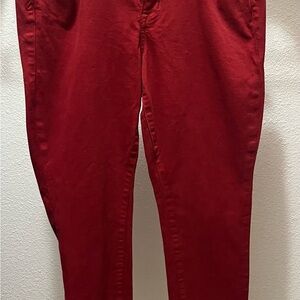 Torrid Vintage Stretch Boyfriend Straight Red Pants